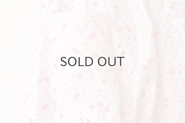 画像8: Khadi Silk Flower Print & Embroidery Tuck Pants (MCR) (8)