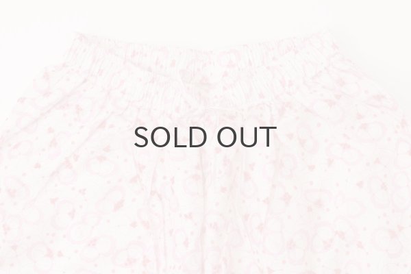 画像3: Khadi Silk Flower Print & Embroidery Tuck Pants (MCR) (3)