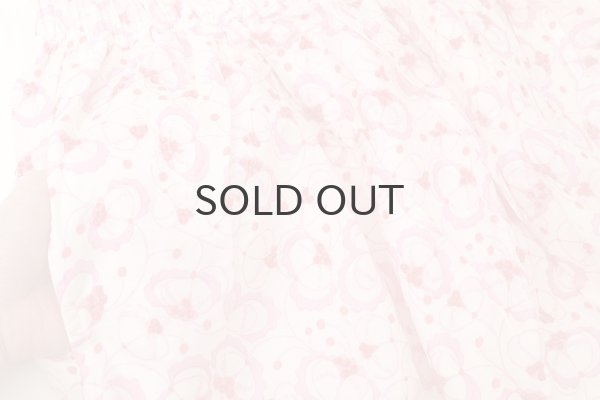 画像5: Khadi Silk Flower Print & Embroidery Tuck Pants (MCR) (5)