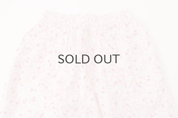 画像7: Khadi Silk Flower Print & Embroidery Tuck Pants (MCR) (7)