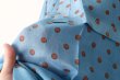 画像5: Khadi Silk Polka dots Print Back Button Sailor Blouse (DBL) (5)