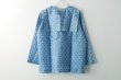 画像2: Khadi Silk Polka dots Print Back Button Sailor Blouse (DBL) (2)