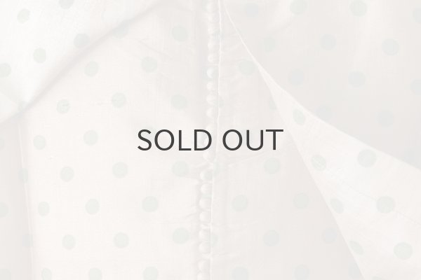 画像7: Khadi Silk Polka dots Print Back Button Sailor Blouse (C.BR) (7)