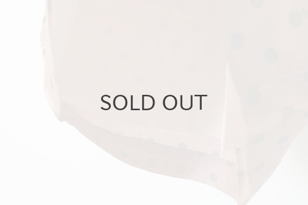 画像6: Khadi Silk Polka dots Print Tuck Pants (C.BR) (6)