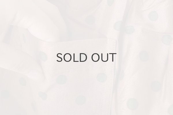 画像8: Khadi Silk Polka dots Print Tuck Pants (C.BR) (8)