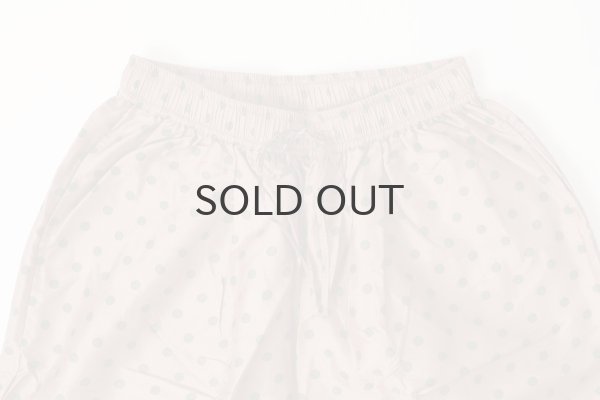 画像3: Khadi Silk Polka dots Print Tuck Pants (C.BR) (3)