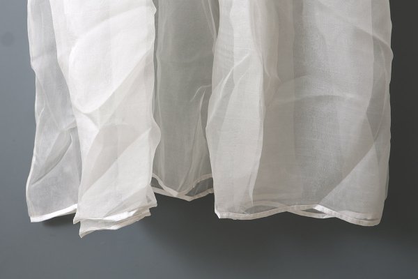 画像7: shop別注!! Khadi Silk Organdy & Embroidery Dress (OWH) (7)