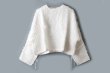 画像1: Khadi Silk Organdy & Embroidery Blouse (OWH) (1)