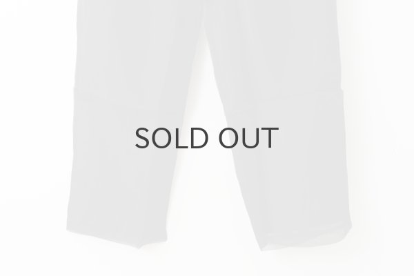 画像9: Khadi Silk Organdy & Embroidery Flap Pants (BK) (9)