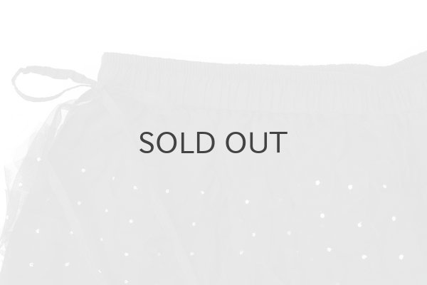 画像12: Khadi Silk Organdy & Embroidery Flap Pants (BK) (12)