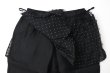画像4: Khadi Silk Organdy & Embroidery Flap Pants (BK) (4)