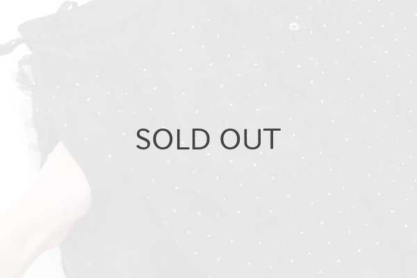 画像6: Khadi Silk Organdy & Embroidery Flap Pants (BK) (6)