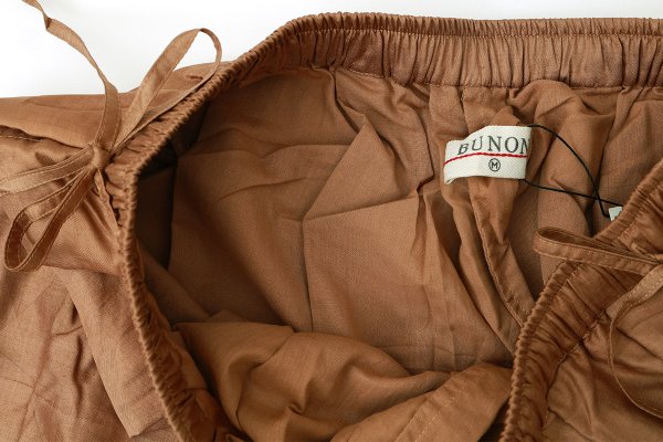 画像9: Khadi Silk Tuck Gather Balloon Pants (C.BR) (9)