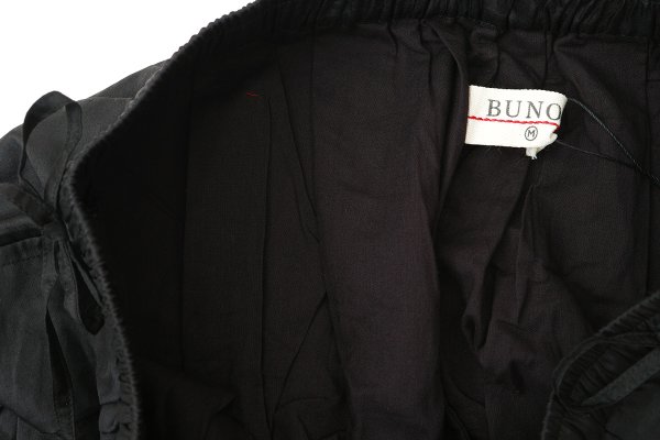 画像8: Khadi Silk Tuck Gather Balloon Pants (BK) (8)