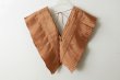 画像2: Khadi Silk Tuck Ruffle Collar (C.BR) (2)