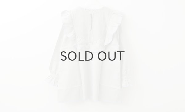 画像2: Khadi Cotton Pintuck Tunic (LBL) (2)