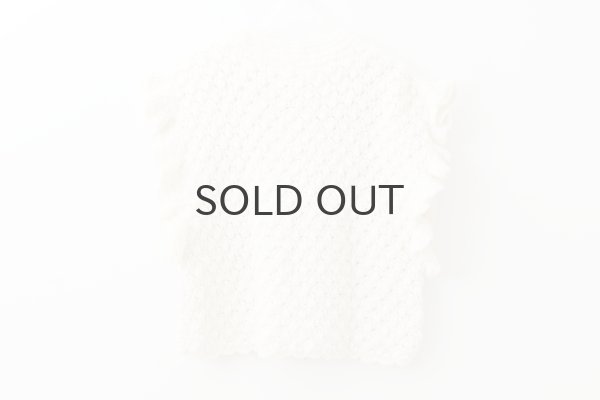 画像2: shop別注!! Hand Knit Hand Crochet Gilet (IV) (2)