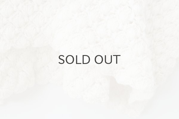 画像5: shop別注!! Hand Knit Hand Crochet Ruffle Gilet (IV) (5)