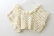 画像2: shop別注!! Hand Knit Hand Crochet Ruffle Gilet (IV) (2)