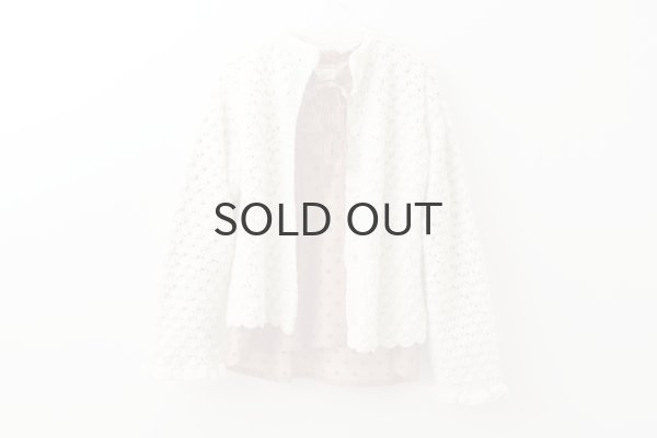 画像9: shop別注!! Hand Knit Hand Crochet Cadigan (IV) (9)