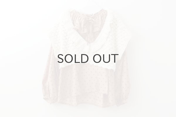 画像6: shop別注!! Hand Knit Hand Crochet Ruffle Gilet (IV) (6)