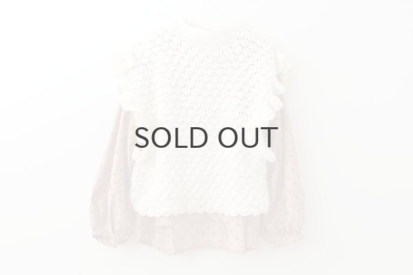 画像8: shop別注!! Hand Knit Hand Crochet Gilet (IV) (8)