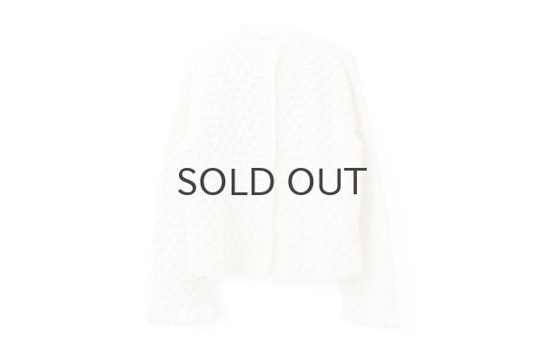 画像1: shop別注!! Hand Knit Hand Crochet Cadigan (IV) (1)