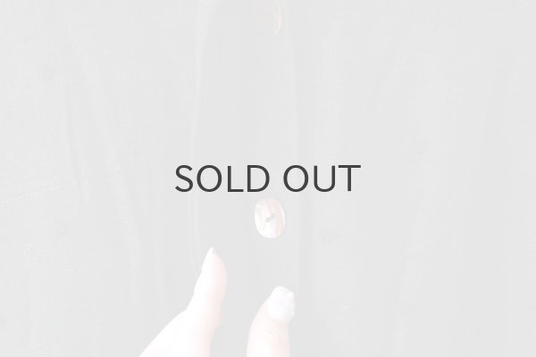 画像5: Khadi Thick Silk & Embroidery Qilting Coat (BK) (5)