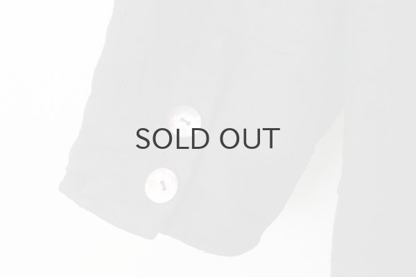 画像13: Khadi Thick Silk & Embroidery Qilting Coat (BK) (13)