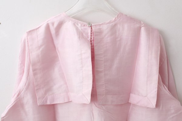 画像5: Khadi Silk Back Button Sailor Blouse (RW) (5)
