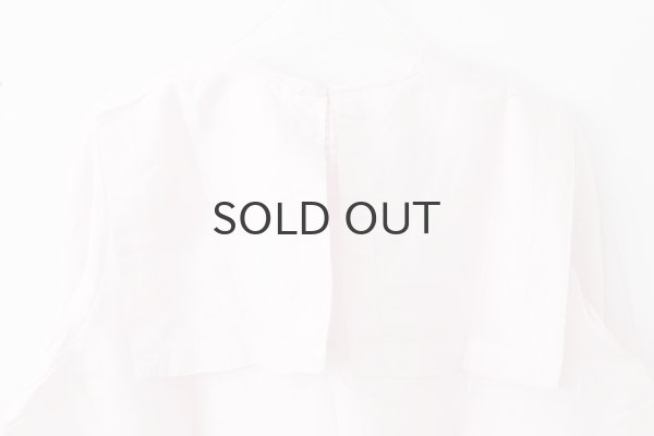 画像5: Khadi Silk Back Button Sailor Blouse (RW) (5)