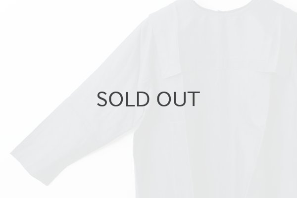 画像4: Khadi Silk Back Button Sailor Blouse (CH) (4)