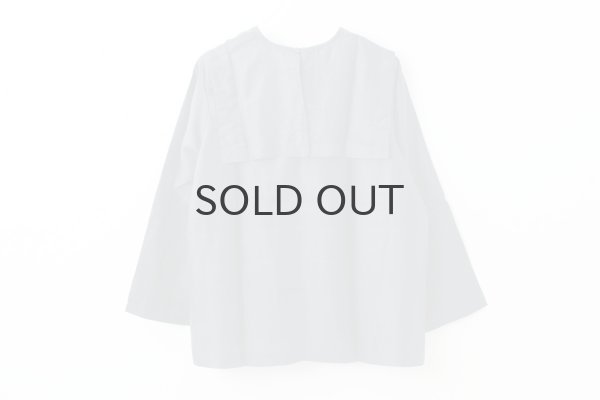 画像2: Khadi Silk Back Button Sailor Blouse (CH) (2)