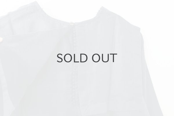 画像5: Khadi Silk Back Button Sailor Blouse (CH) (5)