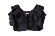 画像1: Khadi Silk Frill Gillet (BK) (1)