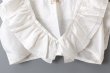 画像4: Khadi Silk Frill Gillet (WH) (4)