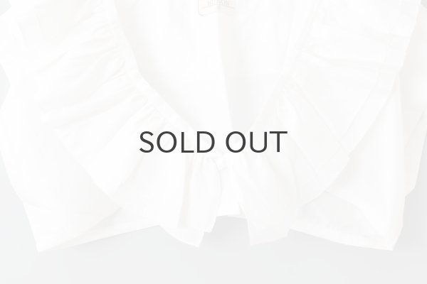 画像4: Khadi Silk Frill Gillet (WH) (4)