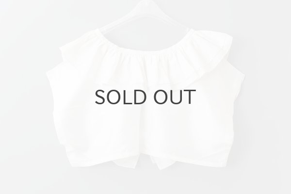 画像2: Khadi Silk Frill Gillet (WH) (2)