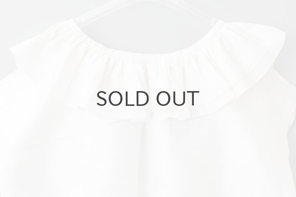 画像5: Khadi Silk Frill Gillet (WH) (5)