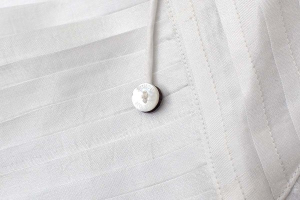 画像5: Khadi Silk Tuck Ruffle Collar (WH) (5)