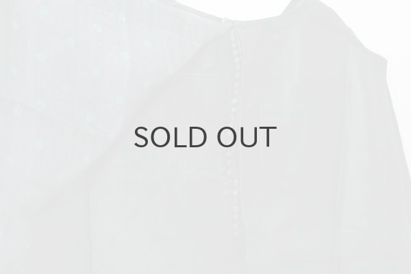 画像6: Khadi Silk Back Button Sailor Blouse (CH) (6)