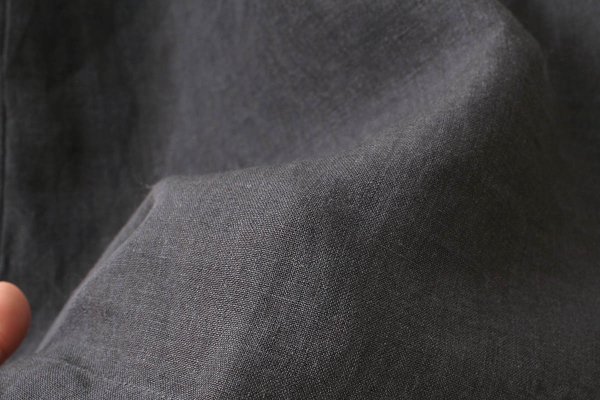 画像8: Khadi Linen Tuck Collar Blouse (CH) (8)