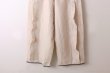画像4: Khadi Linen Ruffle Tuck pants (EC) (4)