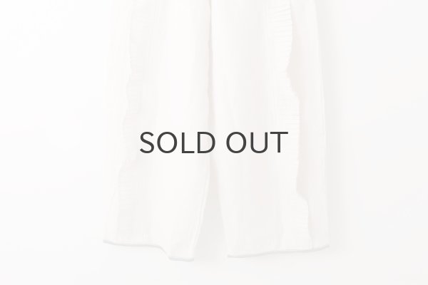 画像4: Khadi Linen Ruffle Tuck pants (EC) (4)