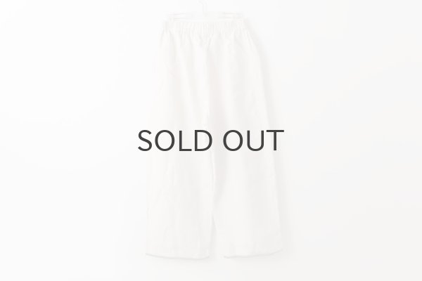 画像2: Khadi Linen Ruffle Tuck pants (EC) (2)