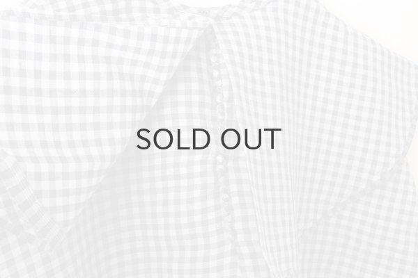 画像11: Khadi Linen Cotton Big Collar Wide Blouse (CH) (11)