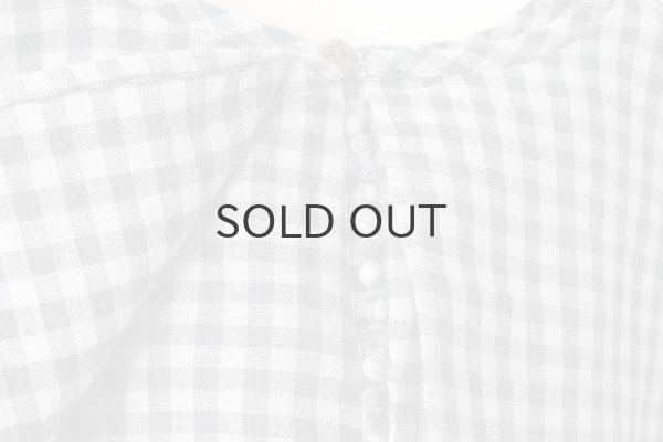 画像12: Khadi Linen Cotton Big Collar Wide Blouse (CH) (12)