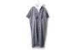 画像10: Khadi Linen Cotton Gingham Check Gingham Frill Overalls  (CH) (10)