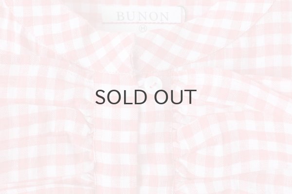 画像5: Khadi Linen Cotton Gingham Check Gingham Frill Overalls  (RD) (5)