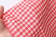 画像10: Khadi Linen Cotton Gingham Check Gingham Frill Overalls  (RD) (10)